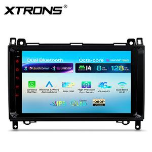 Système de navigation stéréo pour voiture Android XTRONS 9 pouces pour Benz/Volkswagen UNISOC 7865 Dual BT Écran QLED 8+128 Go Global 4G AKM DSP - Product Image 5