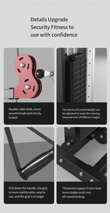 DINUO Chất lượng cao đầy đủ một nửa giá điện với tập tin đính kèm cáp Lat kéo xuống máy huấn luyện Cáp trạm đính kèm - Product Image 5