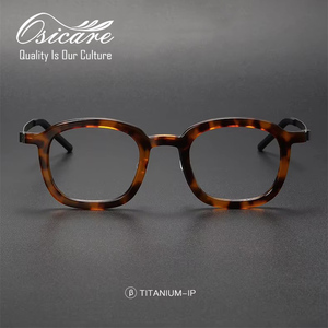 1050 יוקרתי מותג מעצב אופנה אופטיקה אופנתית אצטט טיטניום גברים מעצב משקפיים מעצב מסגרות משקפיים עבור גברים - Product Image 4