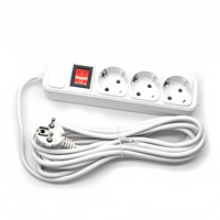 Multiprise avec rallonge et prise, prise britannique standard africaine 13A 1/2/3 mètre de longueur 600w 1800w
