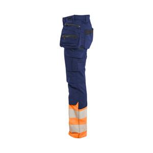 BLAKLADER - 703011498953C36 Pantalon haute visibilité femme stretch Bleu marine/Orange-EAN 7330509958216 HI-VIS WORKWEAR - Product Image 4