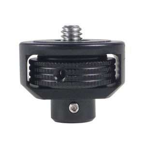Camera Triple Cold Shoe 1/4'' Screw Adapter Extend Expansion <strong>MIC</strong> Fill Bracket Three <strong>Heads</strong> for LED Fill Light Microphone - Product Image 5