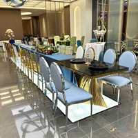 Chaises de banquet de luxe modernes en fer pour hôtels, mariages et événements, empilables dorées, pour salons et appartements - Vente en gros fabricant