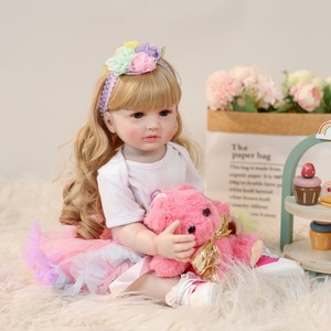 Muñecas Yeezwood Nuevas de 60 cm, Muñeca Reborn de Cuerpo Completo de Silicona, Juguete Realista de Bebé Recién Nacido, Muñeca Reborn de Silicona Suave para Niña - Product Image 4