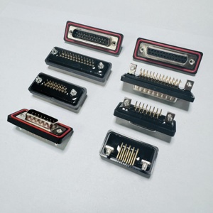 Chất lượng cao <span class=keywords><strong>D</strong></span>-<span class=keywords><strong>Sub</strong></span> kết nối không thấm nước nam nữ hàn loại góc bên phải phẳng PCB board Brass liên hệ với thép không gỉ - Product Image 3