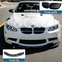 Pour BMW série 3 E92 lèvre avant en Fiber de carbone véritable \ diffuseur arrière \ rétroviseur \ becquet \ Kit de Modification de calandre avant