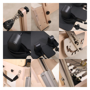 Reformer de <span class=keywords><strong>Yoga</strong></span> et <span class=keywords><strong>Pilates</strong></span> Professionnel en Bois pour Entraînement à Domicile et <span class=keywords><strong>Studio</strong></span> Personnalisé - Product Image 3