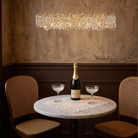 Lustre LED moderne, lustre en cristal de luxe pour escalier, luminaires suspendus, plafonnier pour salon, chambre à coucher, restaurant