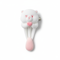 Design unique personnalisé mignon ours Animal enfant adulte doux fille en peluche épingle à cheveux coiffure accessoires de cheveux