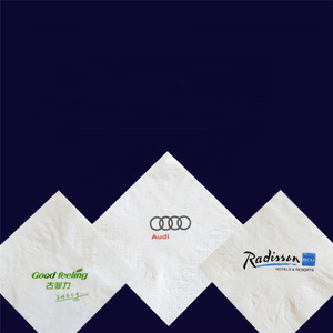 2ply respetuoso del medio ambiente Virgen Blanca pulpa de madera servilletas de papel - Product Image 5