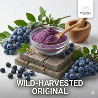 Groothandel Bulk 100% Zuivere Natuurlijke Voedingskwaliteit Blauwe Bes Fruitpoeder Instant Vriesgedroogd Oplosbaar Trommelverpakking