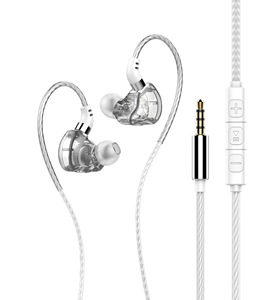 Écouteurs intra-auriculaires filaires <span class=keywords><strong>USB</strong></span>-<span class=keywords><strong>C</strong></span>, micro 3 boutons, écouteurs stéréo Hi-Fi transparents, ajustement supra-auriculaire et connecteur plaqué or pour téléphones et PC - Product Image 3