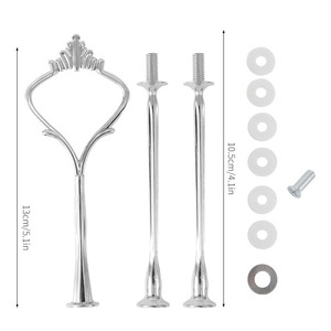 Support de plateau en alliage de zinc, modèle fin de 13 cm, pour plateaux de service, usage hôtelier, café, thé - Product Image 2