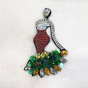 Mano sirena ropa bolso brillo accesorios DIY personalidad bolsa con cuentas parche - Product Image 5
