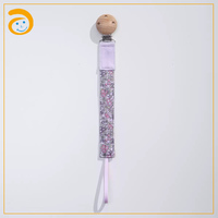 Attache-sucette en coton en gros, style bohème, pour bébé, cadeaux pour bébé, porte-sucette brodé pour garçon et fille