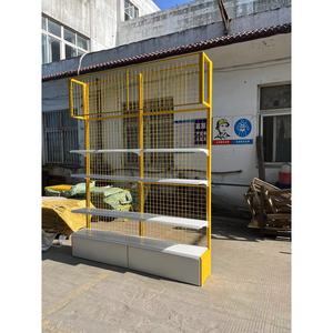 Sou Mi Ka Mesh Display Rack 5 Tier Adjustable Height Industrial Style Supermarket Shelves Lightweight Indoor Use - Product Image 2
