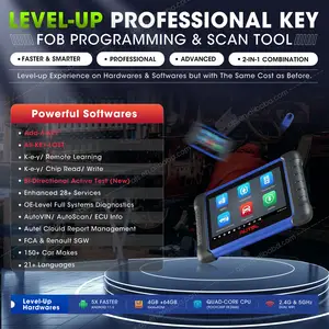 Autel toko resmi MaxiIM IM508S pemindai OBD2 kendaraan programer kunci Salin XP200 Ikey pemrograman mobil Altar alat diagnostik