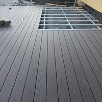 Nouvelle technologie chinoise WPC, planches de terrasse en composite bois-plastique 3D embossées, terrasse WPC pour extérieur