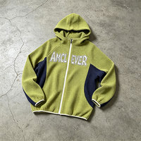 Veste décontractée ample à texture gaufrée pour homme, style streetwear Y2K, col montant, color block, pour l'automne