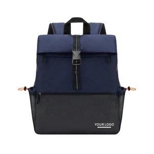 Factory Wholesale Large Capacity Polyester Backpack OEM Custom logo <b>Notebook</b> Interlayer Bag Laptop Backpack - Product Image 5