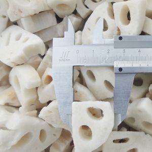 Замороженный корень лотоса IQF оптом: нарезанный ломтиками, кусочками, кубиками, целыми частями – натуральный, полезный продукт – оптовая продажа - Product Image 3