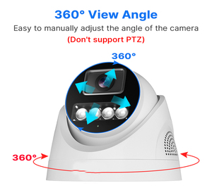 Caméra dôme 4K HD 2MP 5MP 8MP 360° °   Sécurité intelligente analogique AHD avec détection de mouvement et de visage, vue <span class=keywords><strong>panoramique</strong></span> - Product Image 4