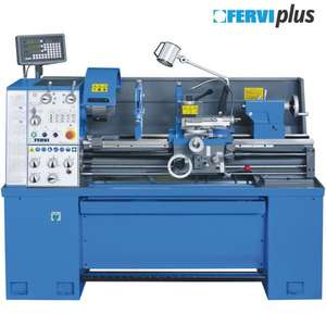 FERVI - T070/400V3A 400V 1,5/2,4kW Tour à tête à engrenages avec lecture-TOURS PARALLÈLES EAN 8012667247331 - Product Image 5