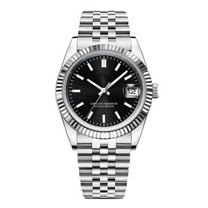 Montre mécanique pour homme de haute qualité, fabriquée en usine, avec un boîtier de 36 mm ou 39 mm, un verre saphir, sans logo, mouvement automatique <span class=keywords><strong>Seiko</strong></span> NH35, style plongeur. - Product Image 1