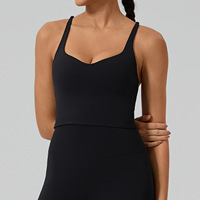 Camiseta de Yoga para Mujer, Efecto Segunda Piel, Transpirable, Secado Rápido, Absorbe el Sudor, Poliéster/Nailon, Corte Ajustado, Cuello en V, OEM/ODM, Logotipo Personalizado, Venta al Por Mayor