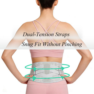 <span class=keywords><strong>Ceinture</strong></span> de soutien lombaire unisexe respirante pour le bas du dos, soulagement des douleurs dorsales, sciatique, hernie discale, scoliose, entraînement - Product Image 6