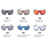 Nouvelles lunettes de cyclisme à monture TR90, verres miroir, protection UV, lunettes de course, lunettes de sport de plein air, lunettes de soleil de vélo tendance pour unisexe