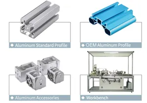 Anodized European Standard Linear Rail Aluminum Profile