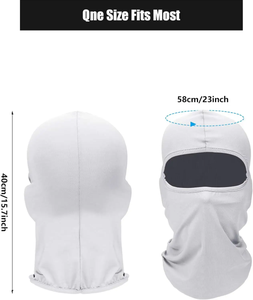 Chất Lượng Cao Biểu Tượng Tùy Chỉnh Người Đàn Ông Baclava Đầy Đủ Khuôn Mặt Mặt Veil Mặt Trời Bảo Vệ Windproof Đen Trượt Tuyết Mặt Nạ Đi Xe Đạp Đua Mũ Bảo Hiểm Balaclava - Product Image 4