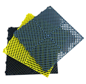 Modern Design PP Plastic Interlocking Garage <strong>Floor</strong> 18mm Thick <strong>Click</strong> and Adhesive Installation PVC <strong>Vinyl</strong> for Workshop Use - Product Image 2