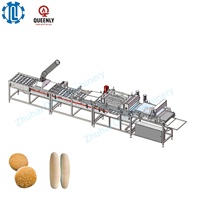 Automatische Burger- und Hotdog-Brötchen-Formmaschine, Teigformgerät für Bäckerei-Produktionslinien