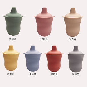 Gobelet d'apprentissage pour bébé en forme de gourde, à large ouverture, en silicone de qualité alimentaire, anti-étouffement, pour les enfants de 3 ans et plus - Product Image 2