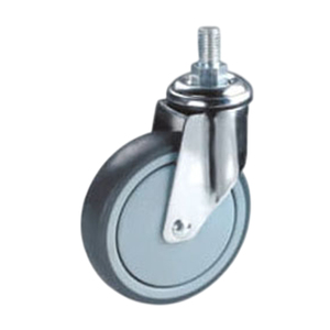 Roulettes industrielles légères en gros, de bonne qualité, avec noyau en TPR/PP, roulement à billes, capacité de charge 100kg-150kg, 80mm/100mm/125mm - Product Image 5