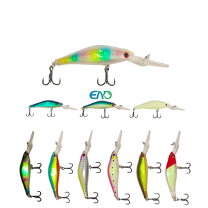 Leurre de pêche artificiel ABS M10002 7,3g, Minnow lumineux avec poids mobile interne, longue portée, effet poisson 3D - Product Image 1