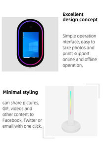 Big Picture Blast photomaster fiesta interactiva belleza Infinity impecable <span class=keywords><strong>mior</strong></span> Tower cabina mágica de espejo fotográfico - Product Image 3