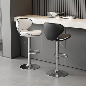 <span class=keywords><strong>Sedie</strong></span> <span class=keywords><strong>da</strong></span> Bar Girevoli Moderne Nere Regolabili in Altezza per <span class=keywords><strong>Cucina</strong></span> e Sala <span class=keywords><strong>da</strong></span> Pranzo, Ideali per l'Ufficio Domestico - Product Image 3