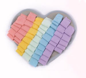 Tapis de Sniffing Interactif pour Chiens Série Cœur – Tapis d'Alimentation Lente pour Animaux de Compagnie – Jouet de Puzzle d'Entraînement pour Chiens – Vente en Gros - Product Image 6