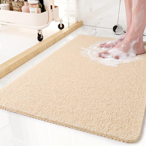 Fabrieksverkoop Milieuvriendelijk Sneldrogend Antislip Comfort Badkuipmatten Zacht <span class=keywords><strong>Pvc</strong></span> Loofah Badmat Voor Badkuip Antislip - Product Image 1