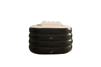 Baignoire gonflable portable en PVC avec couvercle Pod de récupération en plastique adulte pliant plongeant pour un usage domestique dans la salle de bain