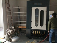 Machine de sablage en verre verticale pour l'équipement de sablage automatique en verre