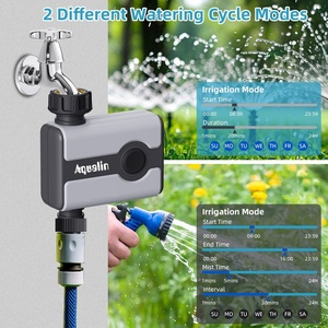 Kit de programmateur d'<span class=keywords><strong>arrosage</strong></span> <span class=keywords><strong>WiFi</strong></span> à piles avec passerelle et application intelligente pour la planification à distance de la <span class=keywords><strong>vanne</strong></span> d'<span class=keywords><strong>arrosage</strong></span> extérieure - Product Image 4