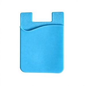 Portefeuille universel en silicone adhésif pour téléphone portable, carte d'identité, carte bancaire, design simple - Product Image 1