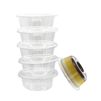 Boîte d'emballage pour gâteaux et pains de haute qualité, en matériaux recyclés de qualité alimentaire, avec couvercle, respectueuse de l'environnement, couleur personnalisée, vente en gros sur mesure