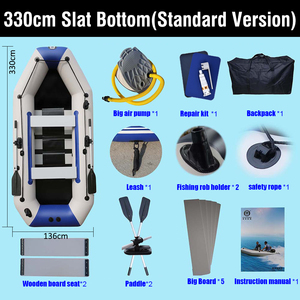 Bateaux à rames gonflables en <span class=keywords><strong>PVC</strong></span> de marque Solar Marine, vente en gros, 6 places, fond en bois lamellé, kayak stable, léger, pliable pour la côte - Product Image 5
