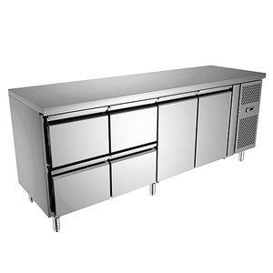 Équipement de réfrigération commerciale robuste, <span class=keywords><strong>réfrigérateur</strong></span> sous comptoir pour restaurants / réfrigérateurs à congélateur inférieur - Product Image 1