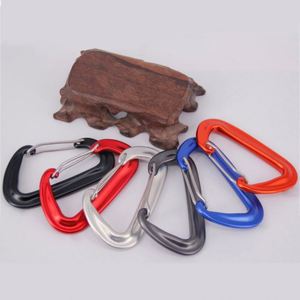 Mosquetón de Seguridad en Forma de D de Aluminio Aeronáutico Resistente, Gancho de Resorte para Hamaca de Escalada de 12KN, Personalizado y Duradero - Product Image 3